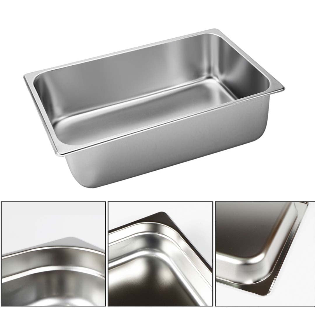 SOGA 12X Stainless Steel Gastronorm GN Pan Full Size 1/2 20cm Deep