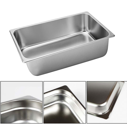 SOGA 12X Stainless Steel Gastronorm GN Pan Full Size 1/2 20cm Deep