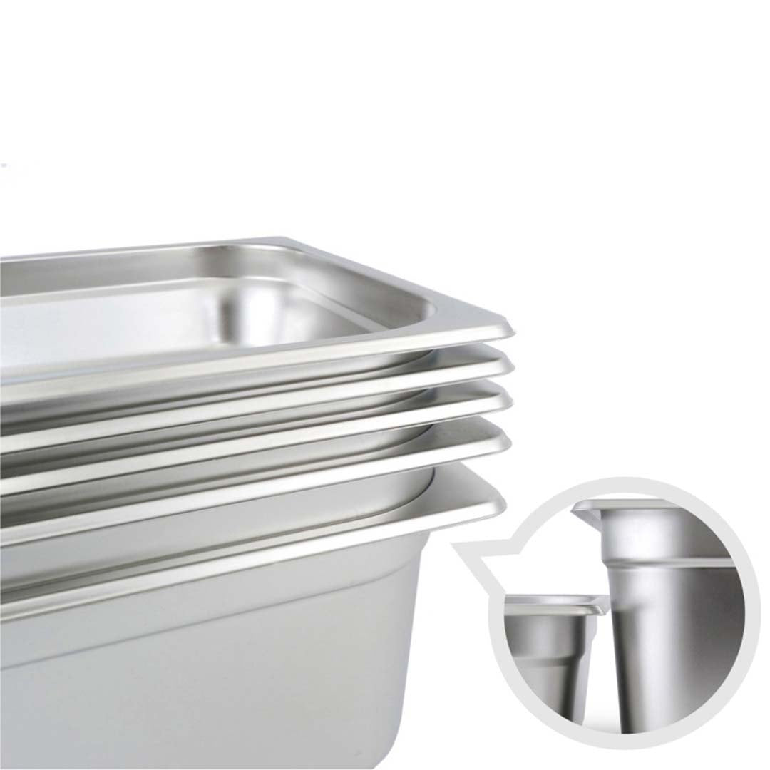 SOGA 12X Stainless Steel Gastronorm GN Pan Full Size 1/2 20cm Deep