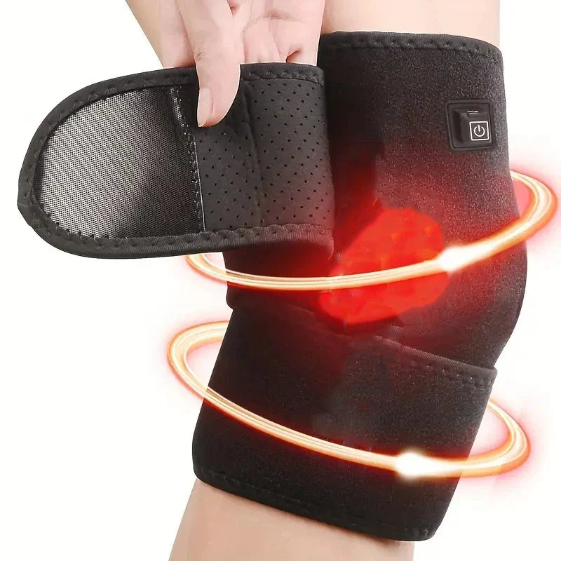 NNEOBA Electric Heating Knee Pads USB Hot Compress with Adjustable Temperature Black