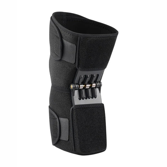 NNEOBA Adjustable Knee Booster Brace Strong Patella Support Black
