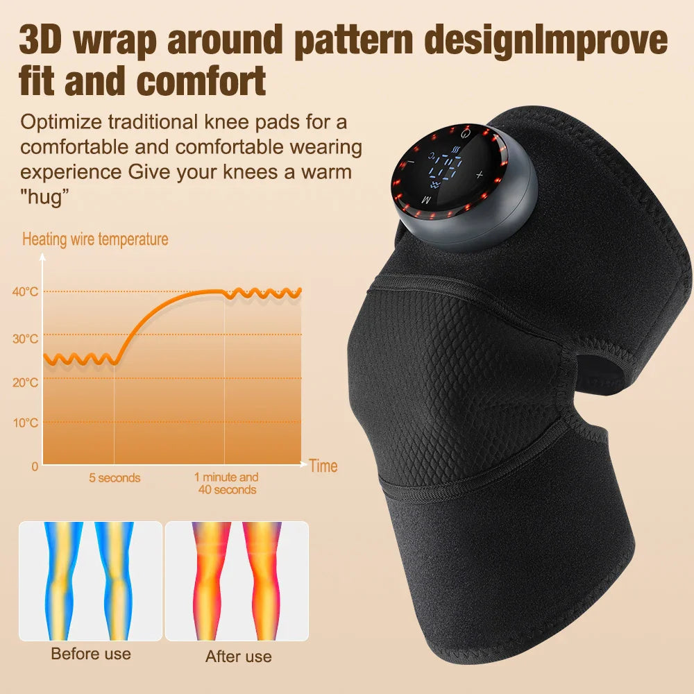 NNEOBA  2PCS Heating Knee Shoulder Elbow Massager