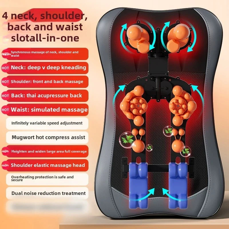 NNEOBA Chair-Type Full Body Massager with Neck & Shoulder Support