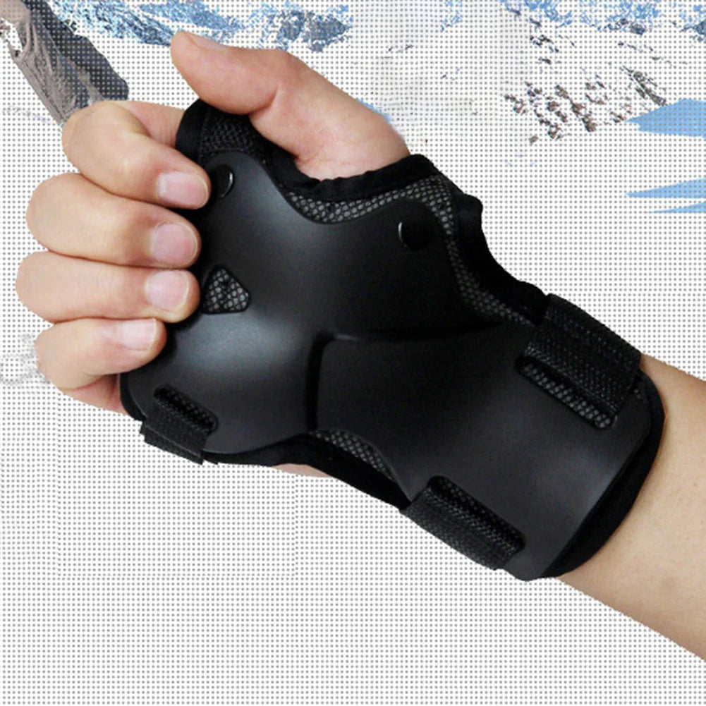 NNEOBA Snowboard & Ski Wrist Guard Impact-Resistant Protective Gear Black