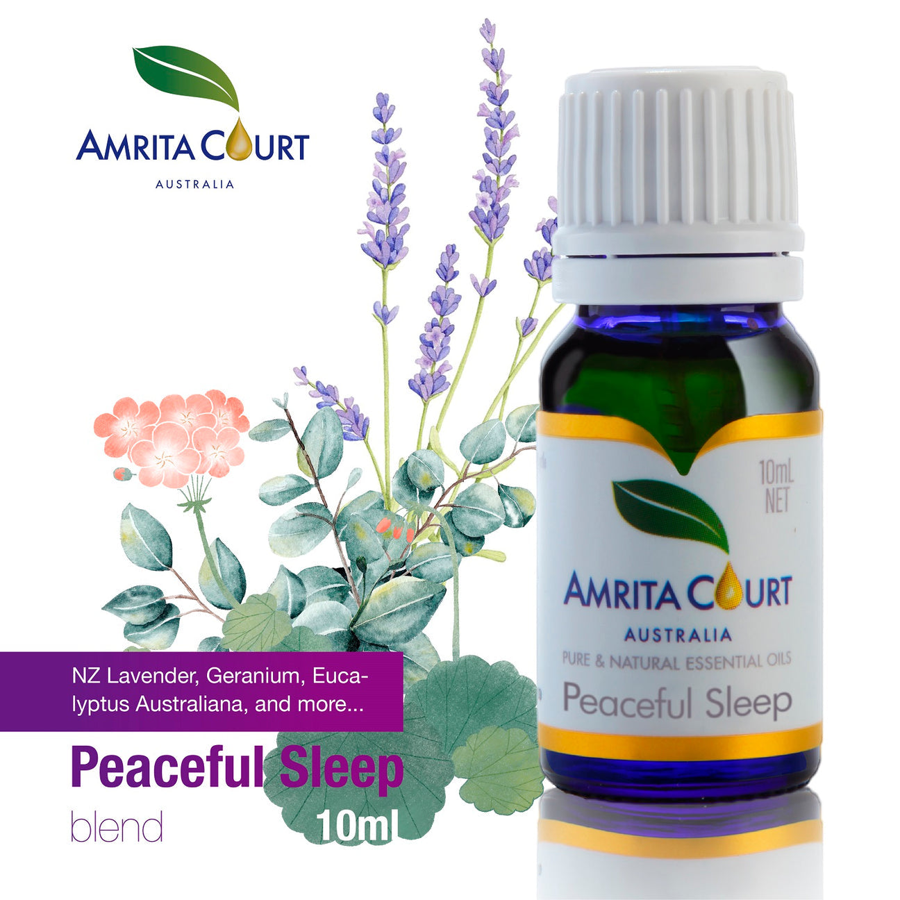 NNEDSZ Court Pure and Essential Oils Peaceful Sleep 10ml