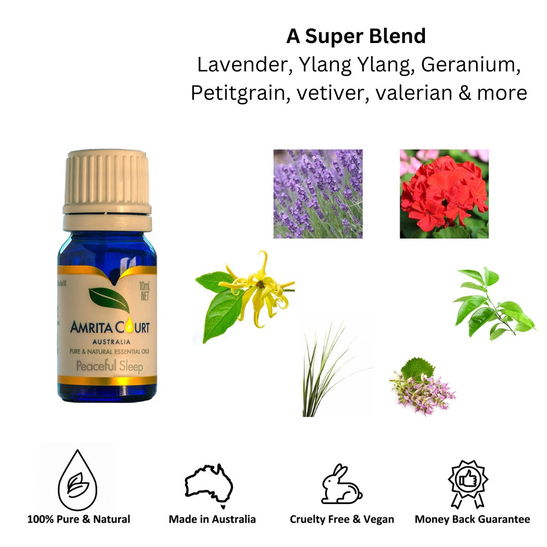 NNEDSZ Court Pure and Essential Oils Peaceful Sleep 10ml