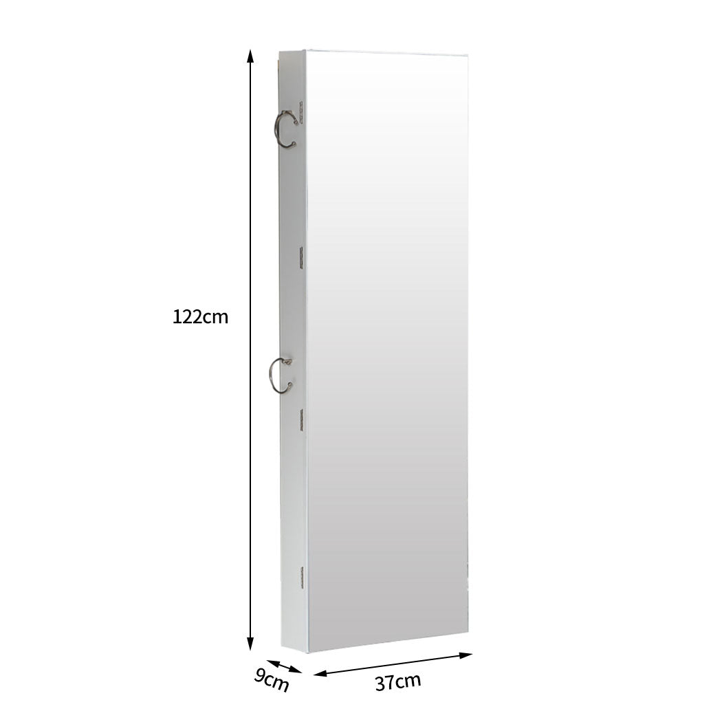 NNEIDS Levede Mirror Jewellery Cabinet Jewelry